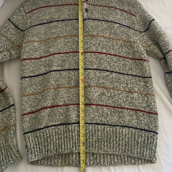 Vintage grey wool knit sweater - Picture 5 of 5